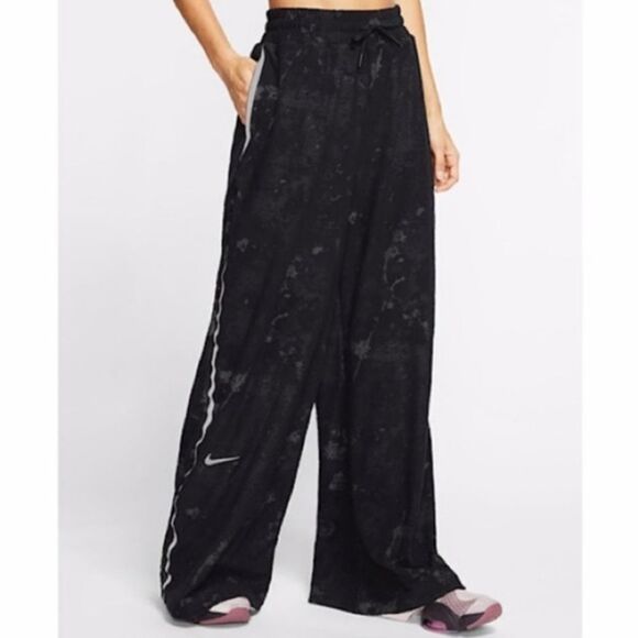 Nike City Ready Fleece Training Pants Drawstring Wide Leg Sweatpants - Picture 1 of 12